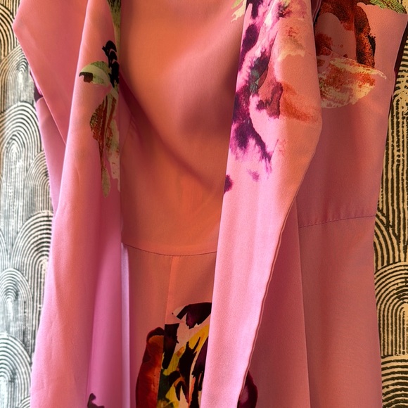 ASOS Floral Pink Sleeveless Jumpsuit - Picture 4 of 4